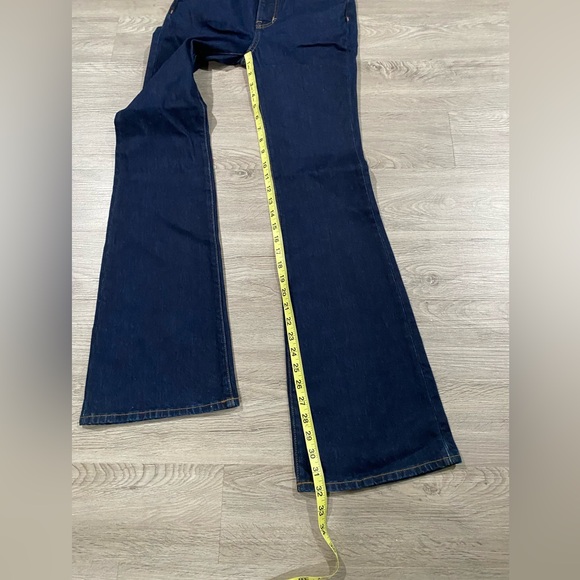 Women's Madewell Skinny Flare‎ Dark Wash NM251 Jeans 24 - Picture 6 of 7